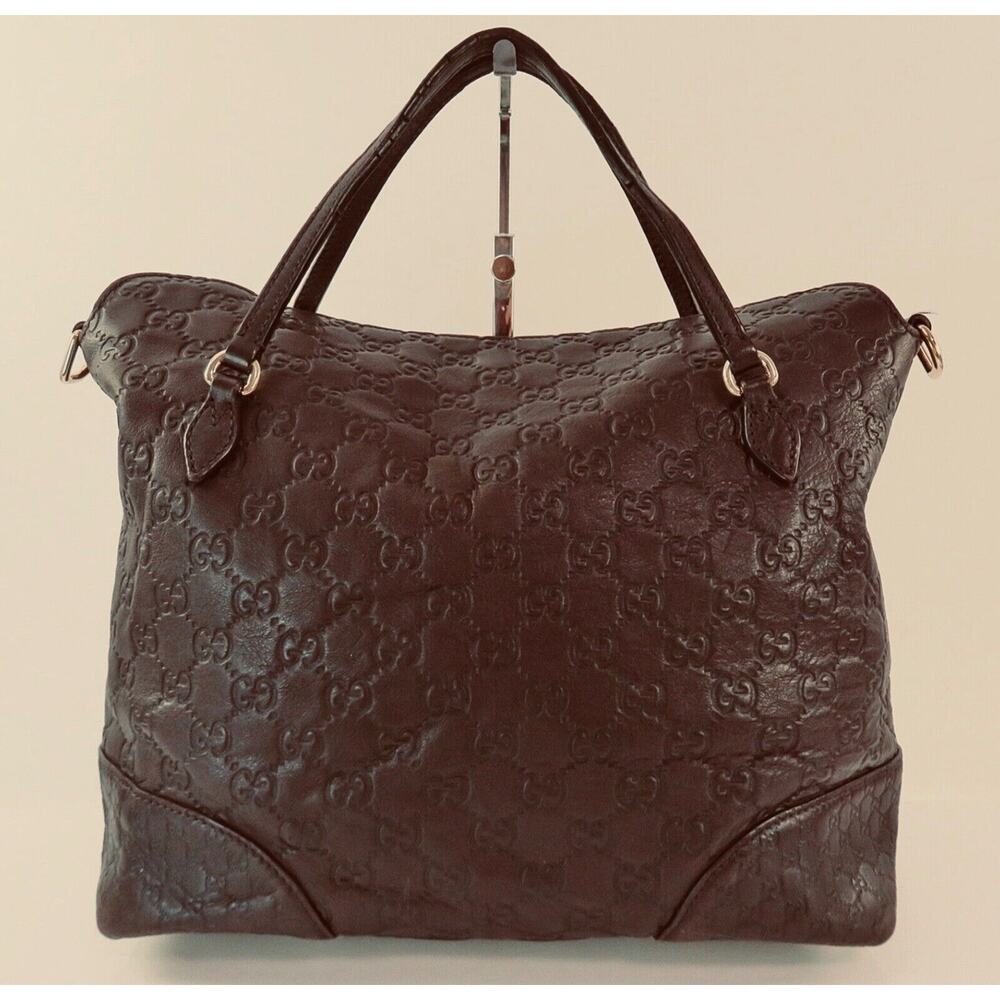 Gucci Guccissima Brown Leather Bag